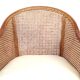 Paire de fauteuils en cannage