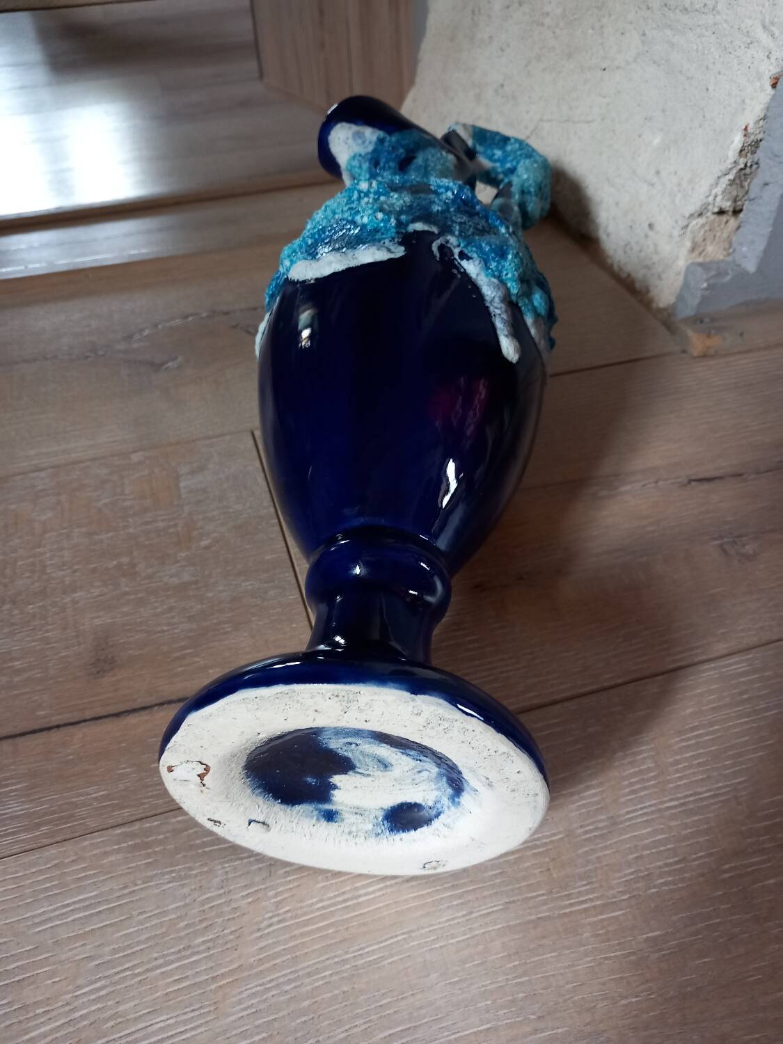 Fat VallaurisLava ceramic vase/amphora/jar