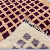 Handmade wool rug Morocco 3 x 2 m