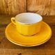 Apilco yellow bistro coffee cups