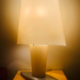 Daniel Puppa lamp model in sandblasted yellow opaline glass 2850