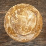 Vintage Orange Marble Ashtray Diameter 12 cm