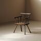 Fauteuil en bois massif, art populaire, Royaume-Uni , XIXᵉ siècle