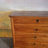Petite commode Louis Philippe en noyer