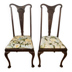 lot 2 chaises Art Nouveau