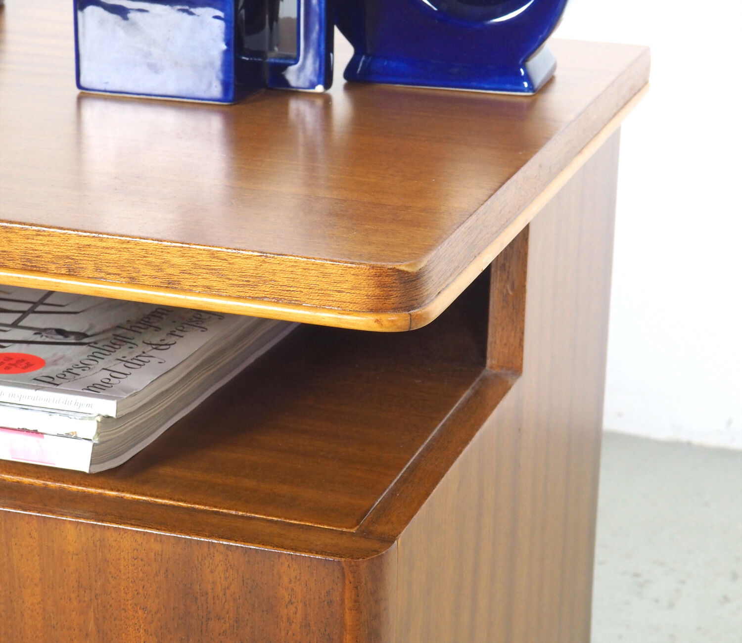 Set of 2 vintage Dutch bedside tables, 1950's