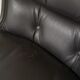 Black leather office chair by Charles Pollock for Knoll,1970