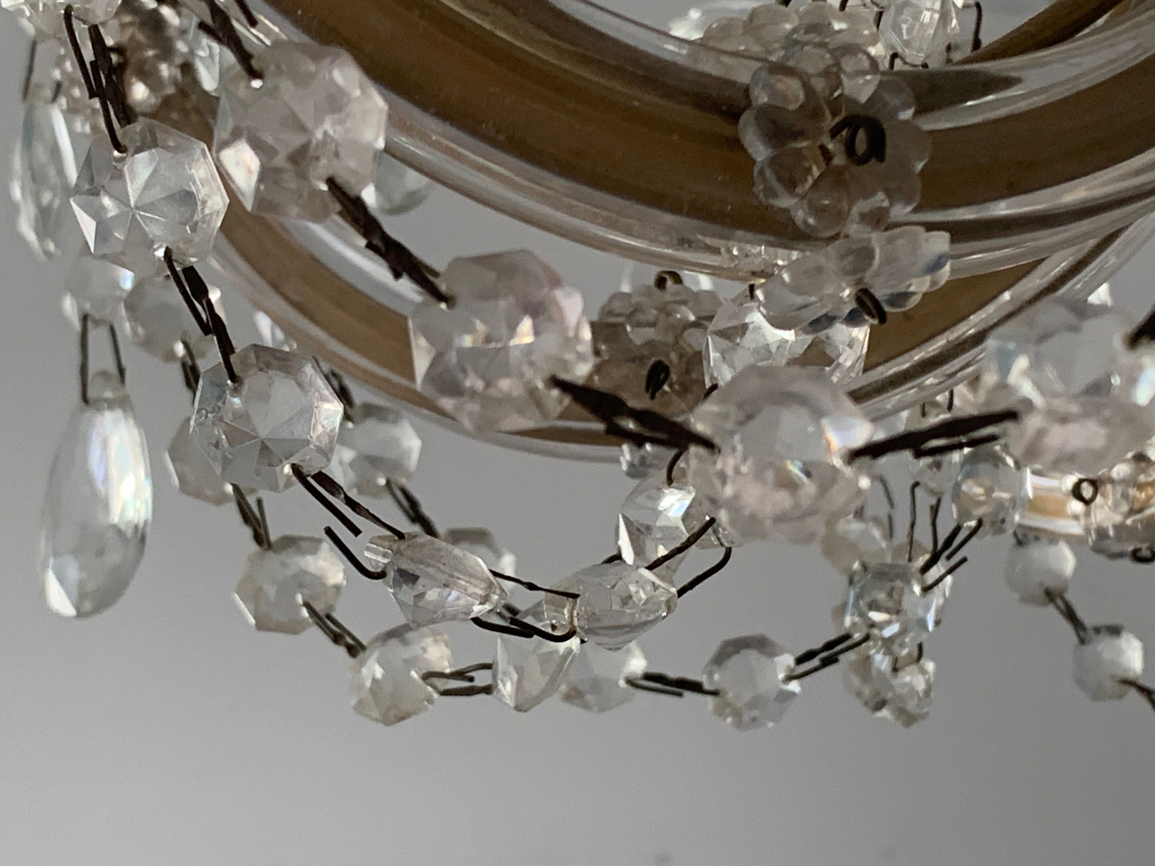 Lustre Marie Thérèse, 8 pampille fires, 1970