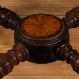 Side table English inlaid wood