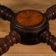 Side table English inlaid wood