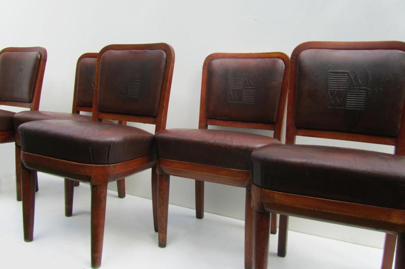 Lot of 5 Marine leather chairs ship Chair