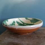 Glazed terracotta fruit bowl strainer