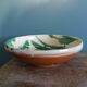 Glazed terracotta fruit bowl strainer