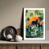 Illustration "Felines" A4