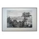 Imprimée en 1894, le lac de Kandy, Sri-Lanka.