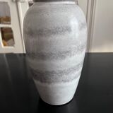Grey ceramic vase