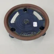 Flower vase in stoneware Pierlot / Ratilly / Puisaye