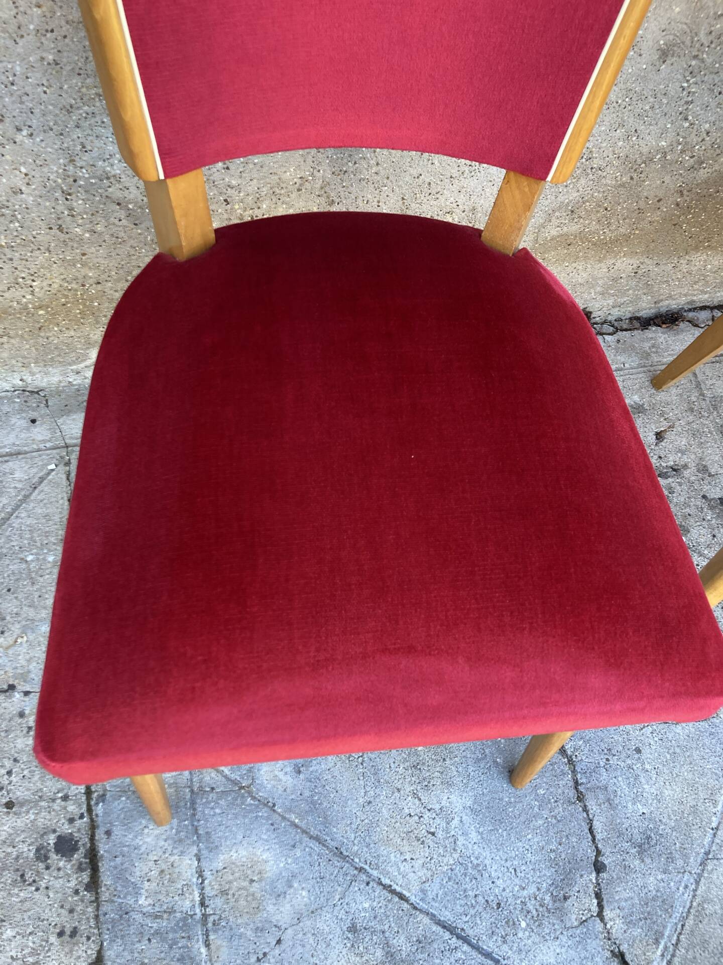 Lot de 5 chaises vintage