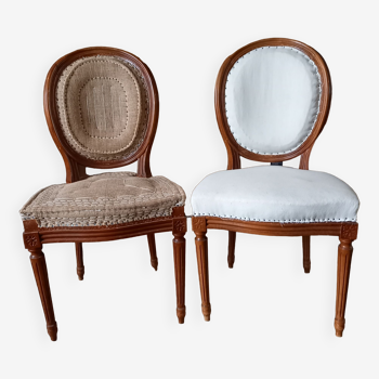 Pair of medallion chairs