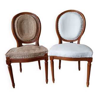 Pair of medallion chairs