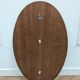Scandinavian oval mirror in teak – 1960s
