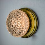 “Bulles” wall lamp for Limburg, blown glass, Germany, 1970s