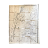 Carte Argentine XIXe