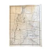 19th century map of Argentina