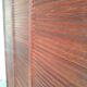 Vintage triple curtained filing cabinet, old 1930