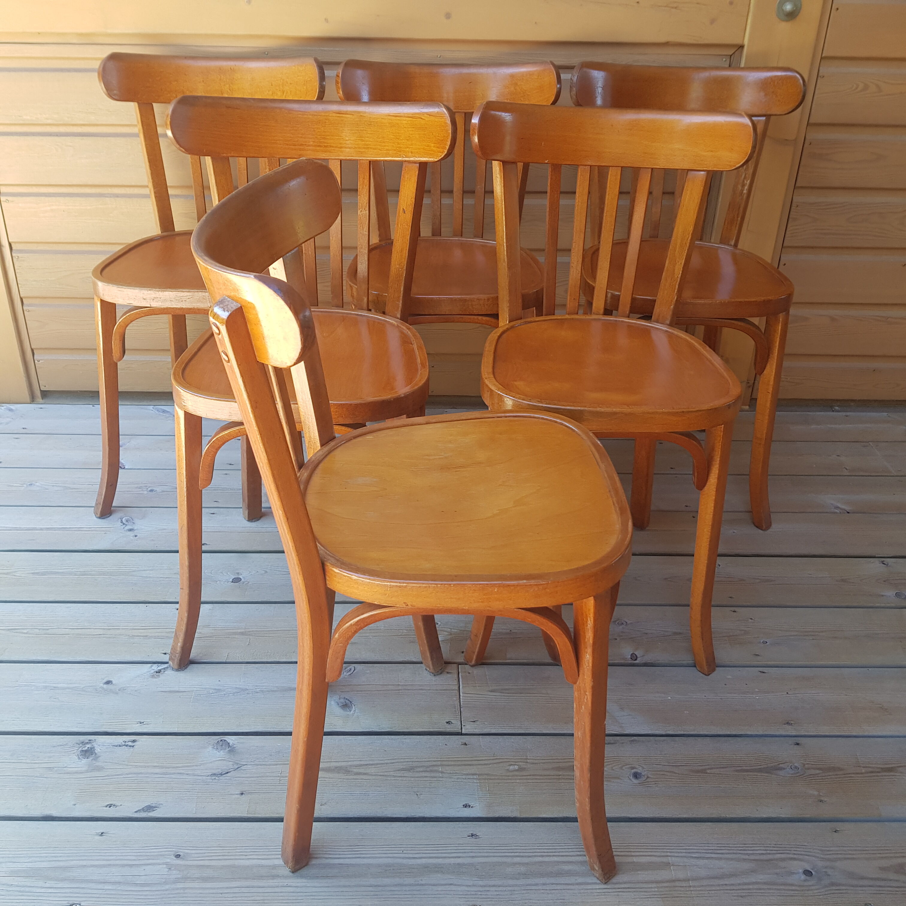 Lot chairs bistro Baumann
