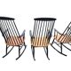3 vintage rocking chairs from the 70s