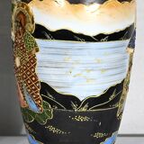 Pair of satsuma vases in japanese porcelain – early twentieth