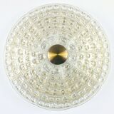 Scandinavian glass ceiling lamp by Carl Fagerlund for Orrefors, Sweden, 1960s