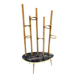 Mid-Century Modern Plant Stand – Europe, 1960s-1970s, Bamboo & Artistic