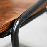 Pair of modernist stools, France, 1960s