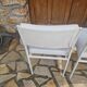 Vintage faux leather chairs