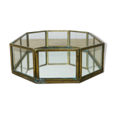 Vide poche laiton, verre, miroir vintage