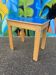 Vintage 1980 desk and child seat
