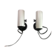 Pair of adjustable wall projectors 1970