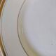 6 Vintage Moulin des Loups Gold-Edged Dinner Plates