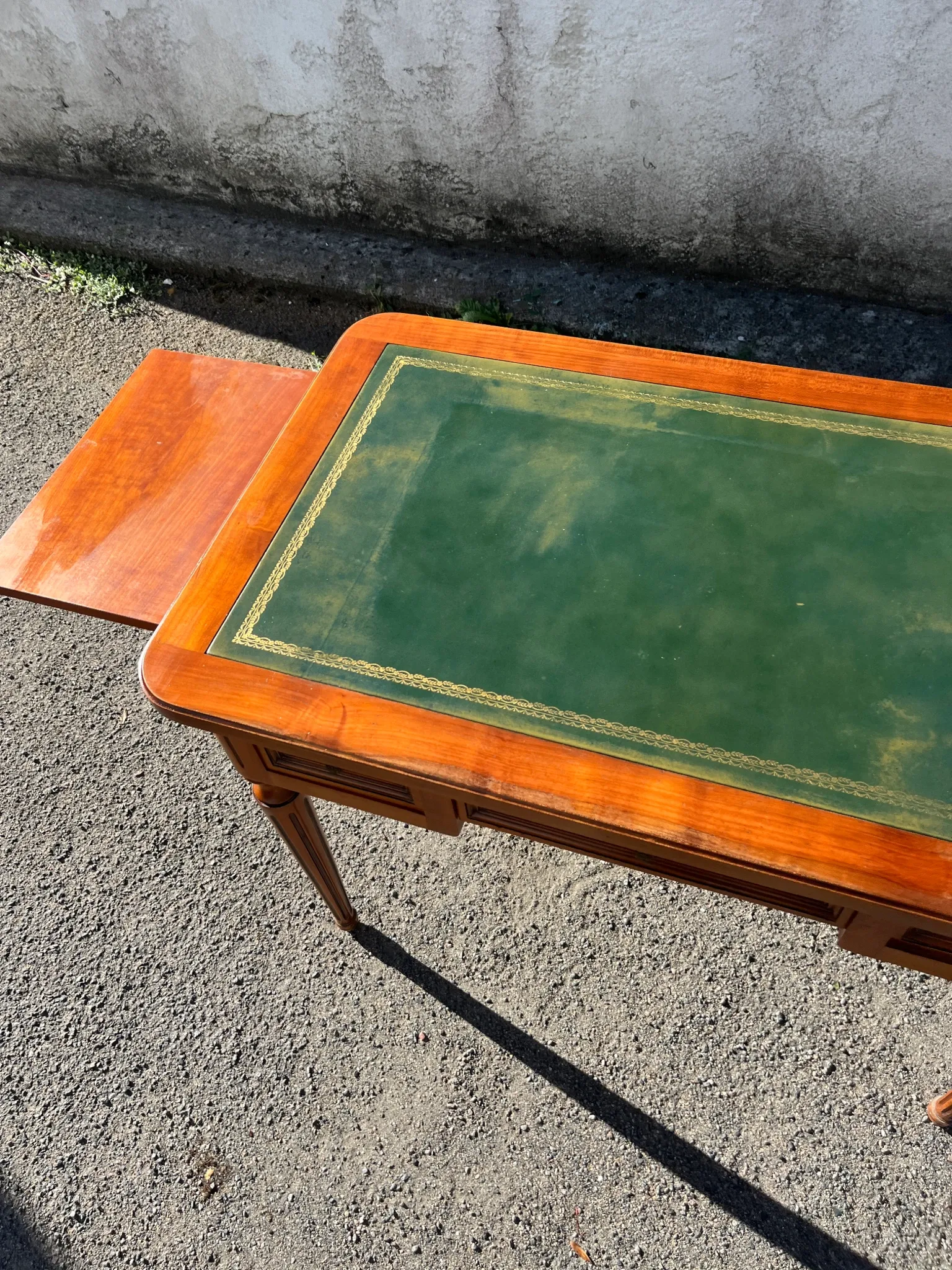 Small Louis XVI style wooden desk – 3 drawers