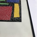 Elie Dayan, Untitled (Vegetal Pattern 1). Mixed media on paper.