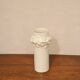 Trio of vases in white porcelain