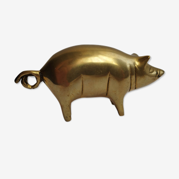 Brass pig