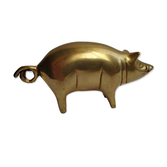 Brass pig