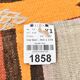 3x9 Striped Kilim Runner, Wool Runner Rug, 74x263Cm