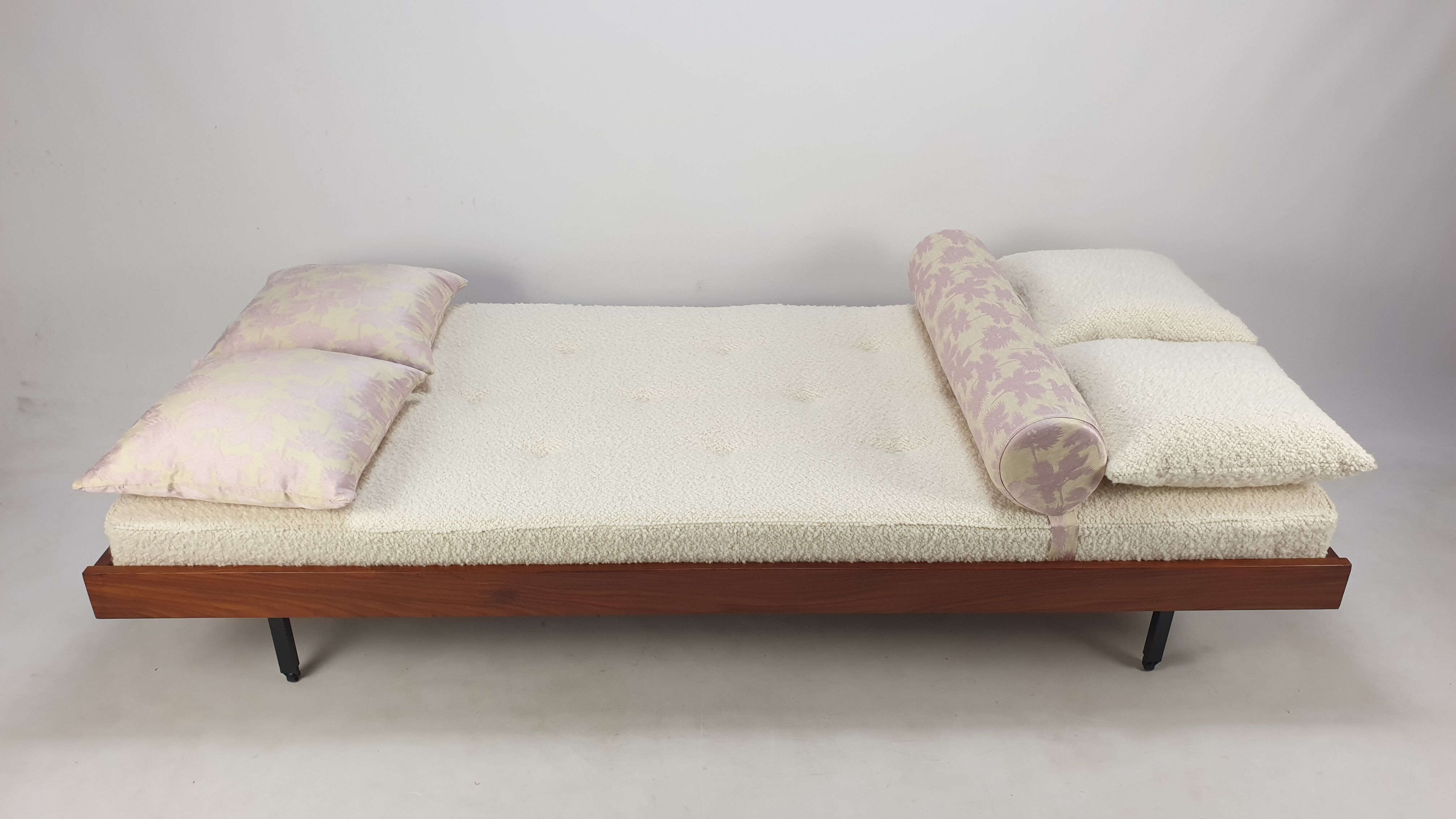 Teak Daybed with Dedar Cushions, 1960s