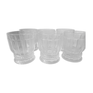 6 verres à whisky bohèmia