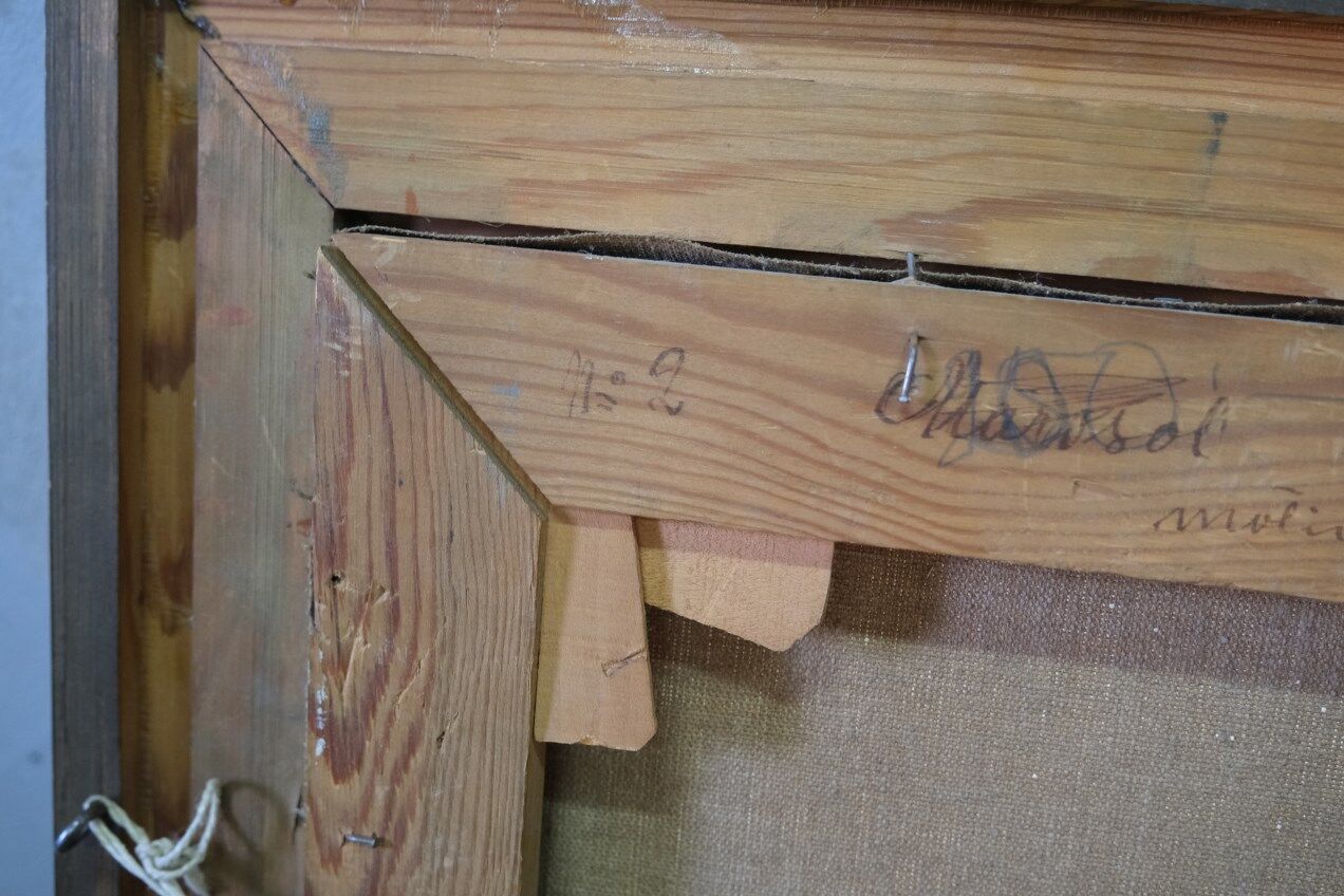 Albert Krüger, Scandinavian Modern Painting, 1928, Oil on Canvas, Framed