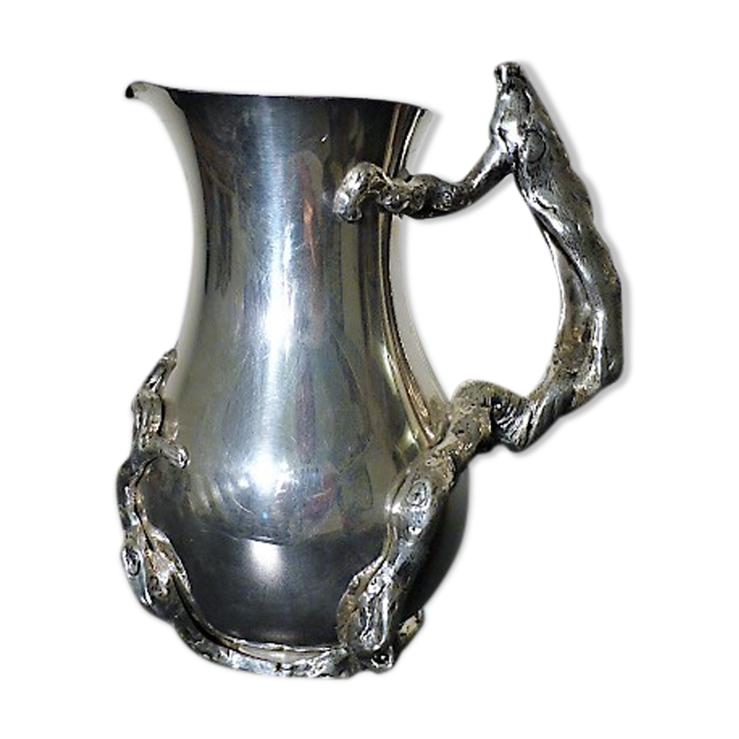 Jug in tin pascal morabito. twentieth century